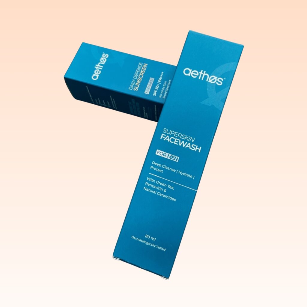 Aethos cosmetic Mono carton Vintage offset