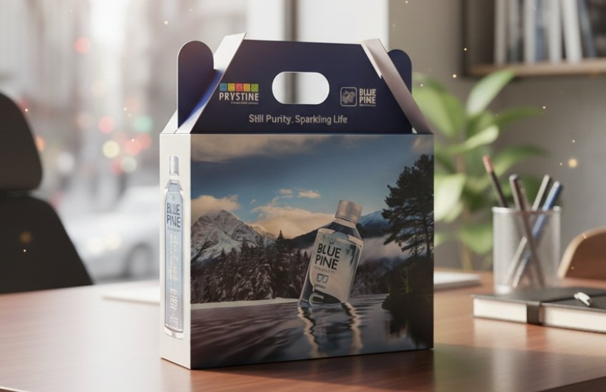 Corrugated box type for corporate gifting | Vintage offset