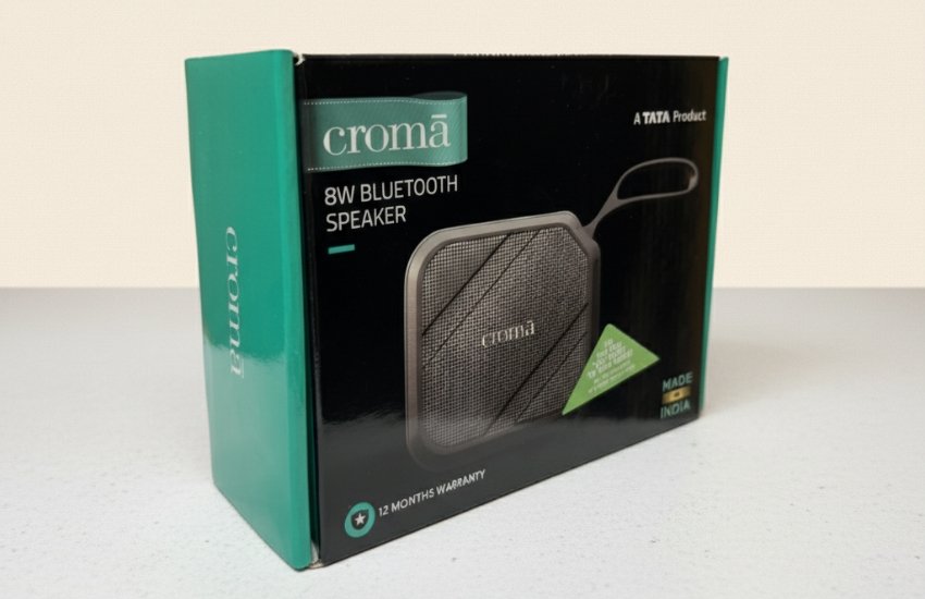 Portable Speaker packaging for croma by Vinatge Offset